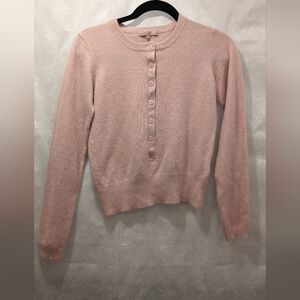 Vintage C.Y.C Angora/wool blend button sweater size small
